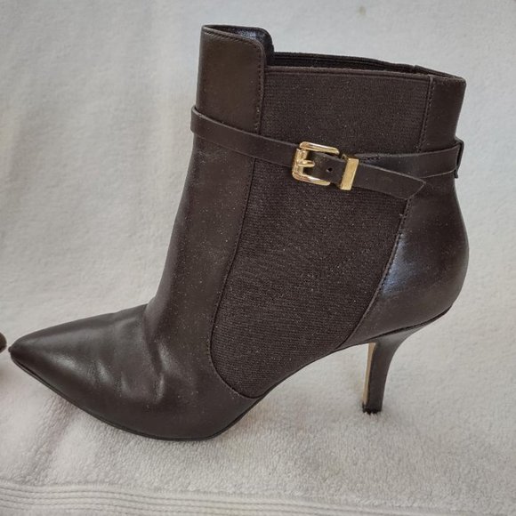 Michael Kors Brown High Heel Jet Set 6 Boots Size 8 1/2 M - Picture 3 of 12